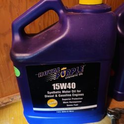 Royal Purple Oil 15w40 Unopened 1 Gallon Jug