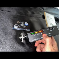 Iced Out Moissanite Cross Pendant