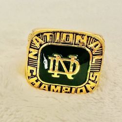 1977 Notre Dame Championship Replica Ring / Montana