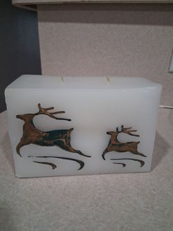 Reindeer Candle