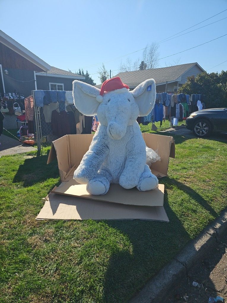 5ft Elephant Plush