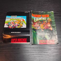 Super Nintendo Gaming Booklets (Mario/Donkey Kong)