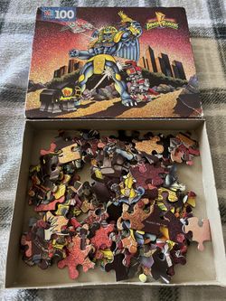1993 Milton Bradley Mighty Morphin Power Rangers King Sphinx 100 Piece Jigsaw