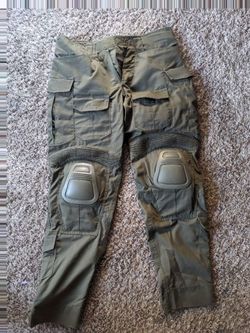 Tactical pants with Crye Pads