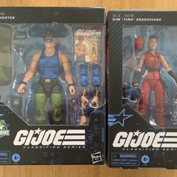 GI JOE classified lot: Kim “Jynx” Arashikage & Sgt Slaughter