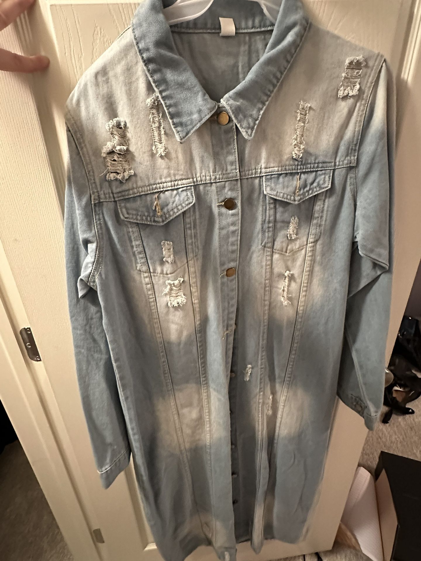 Women’s Ankle Length Trench, Jean Jacket