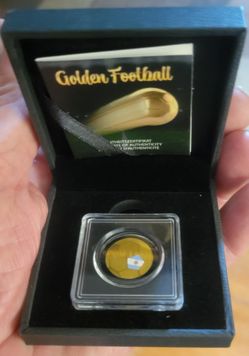 Portugal Golden Football 1/1000 Oz Gold Coin
