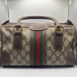 Vintage Gucci GG Boston Bag