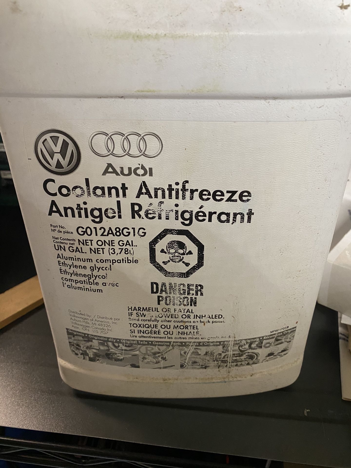 VW Volkswagen/Audi coolant FREE