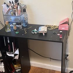 Black Desk (will Clean Before giving It Too You) 
