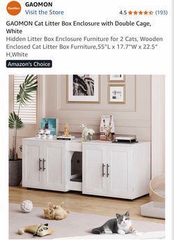 Cat litter furniture