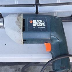 7277 Type 3 Black & Decker 1/2" Electric Corded Drill