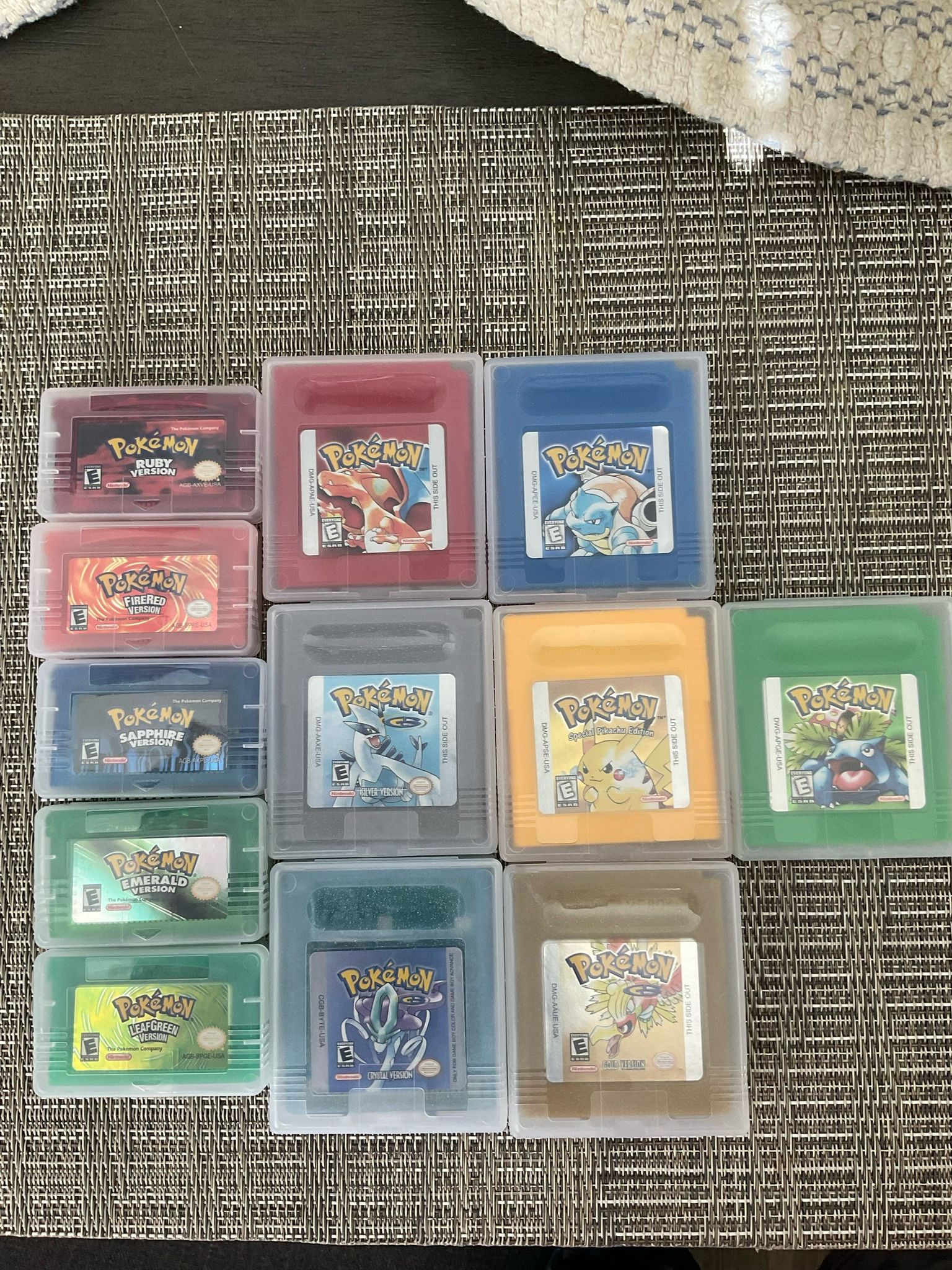 Pokemon Gameboy BUNDLE 12 Games