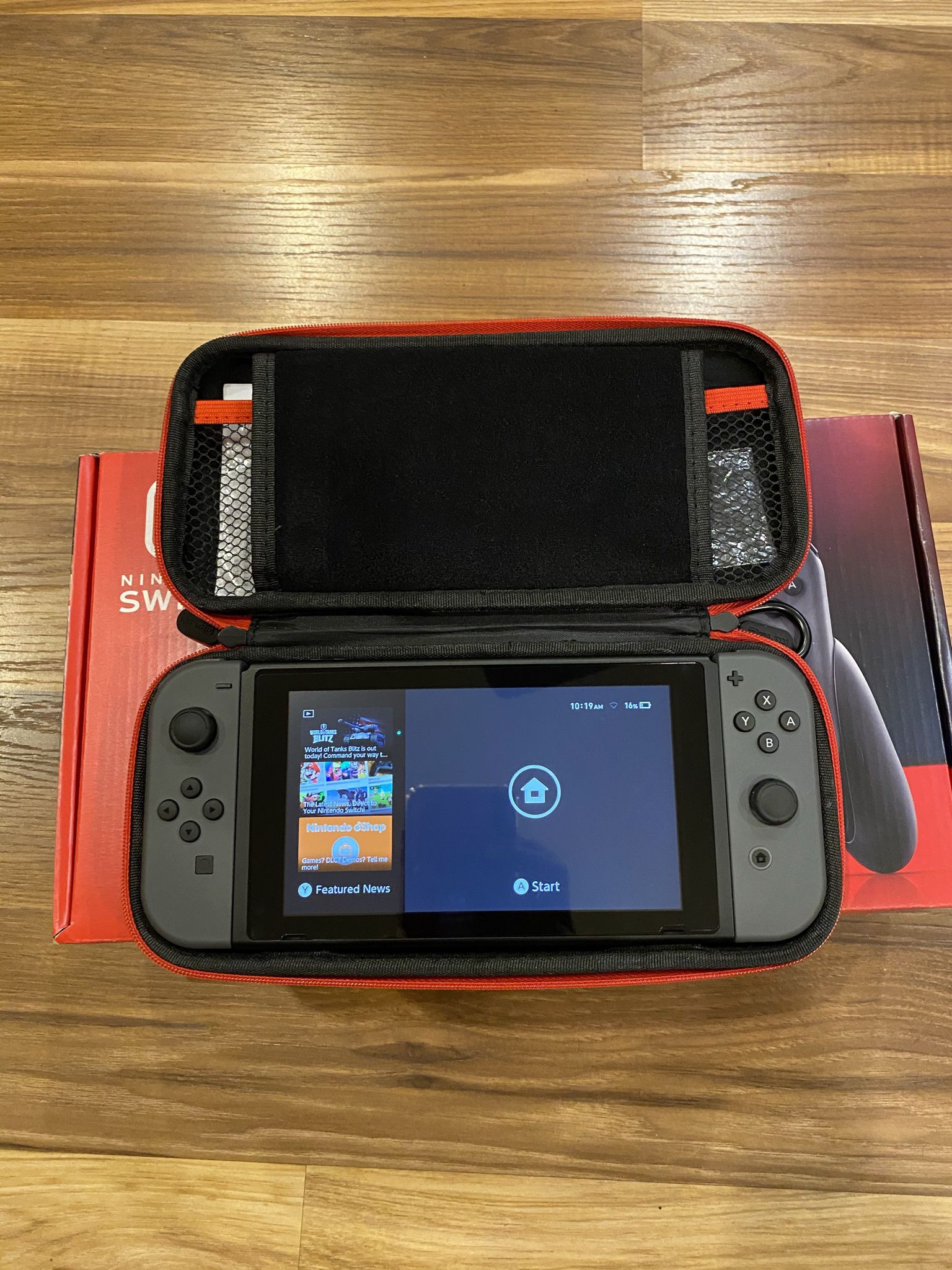 Nintendo Switch V2 w/travel case [READ DESCRIPTION]