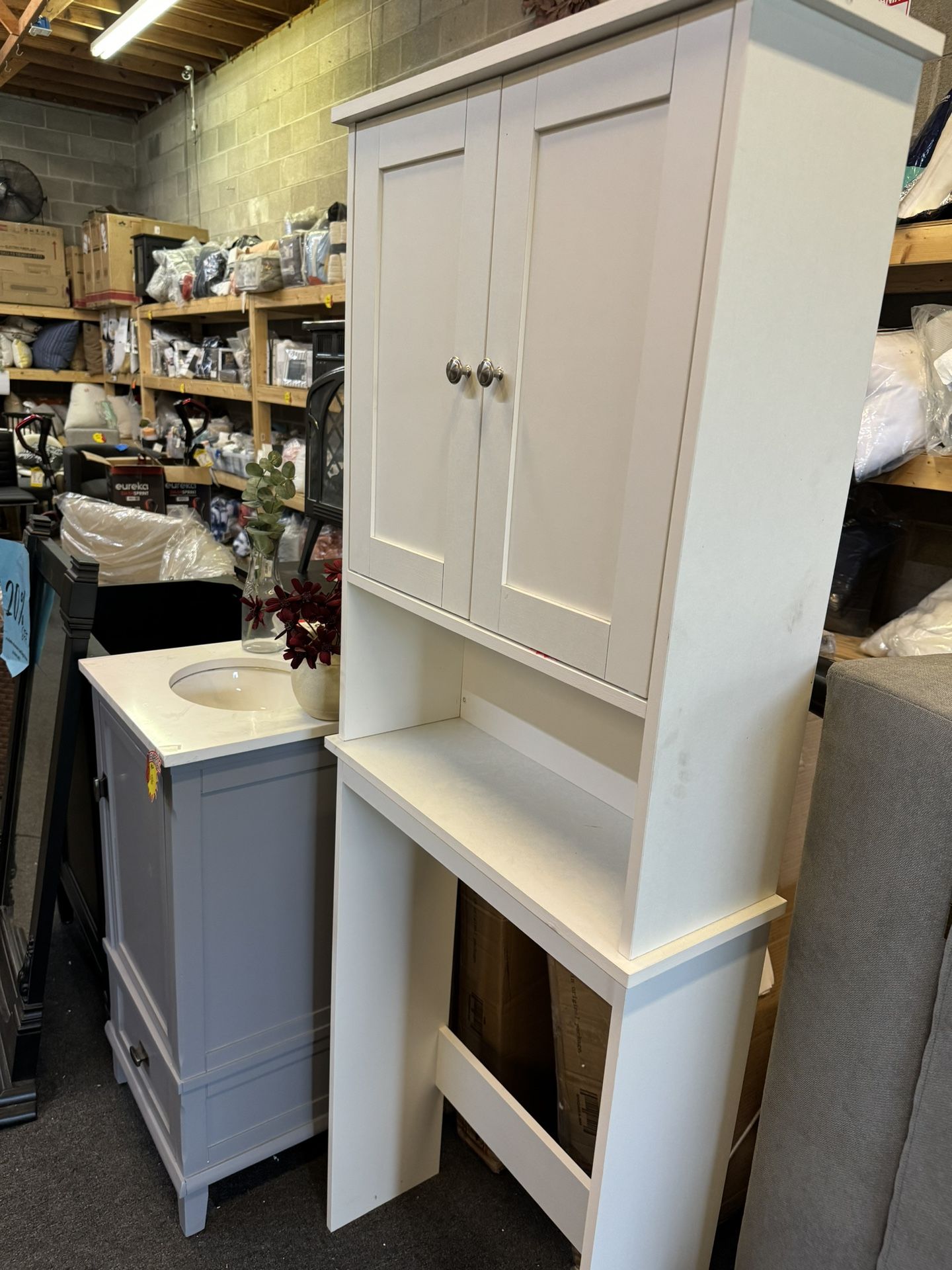 Over The Toilet Cabinet New Assembled $89 In Box $59.99 