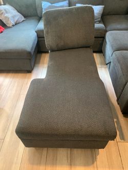 Belffin Chaise couch part Gray
