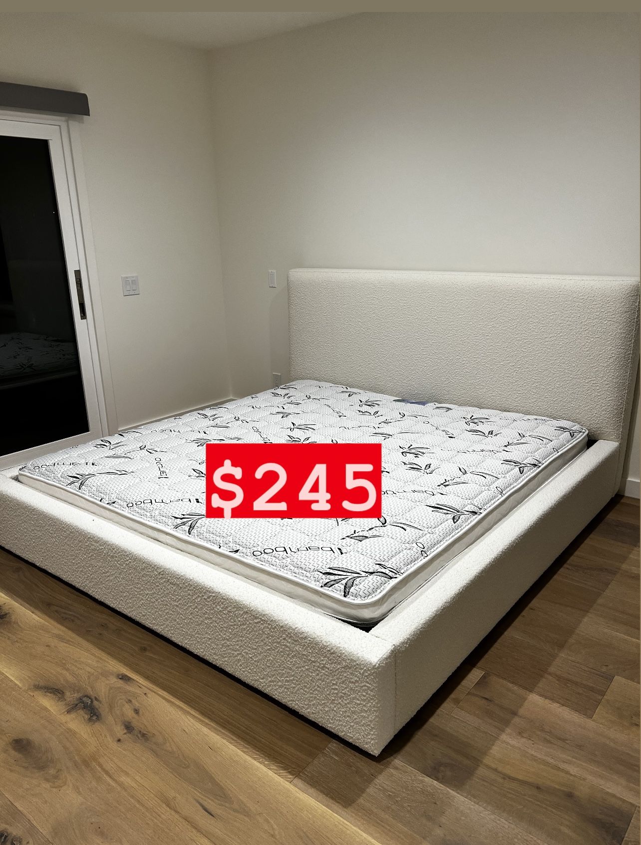 Cal King size Bamboo Brand Mattress New