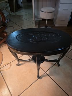  Nice Vintage Table Plus Vintage Lamp