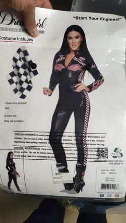 Racers  Lady Halloween Costume 