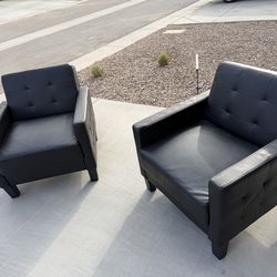 Set of Black Chairs