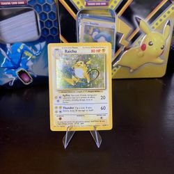 Pokemon Card Raichu 