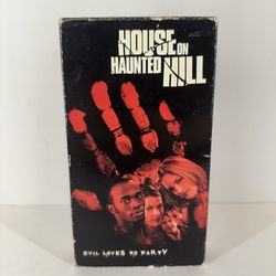 House on Haunted Hill (VHS, 2000) Geoffrey Rush Famke Janssen Taye Diggs Warner