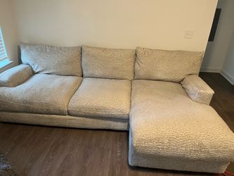 Sectional with ottoman