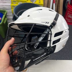 Youth Lacrosse Helmet White Size M/L