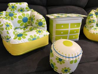 Barbie blow sale up furniture
