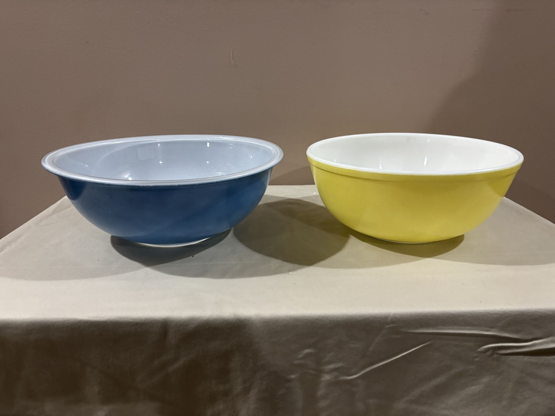 2 Pyrex Mixing Bowls