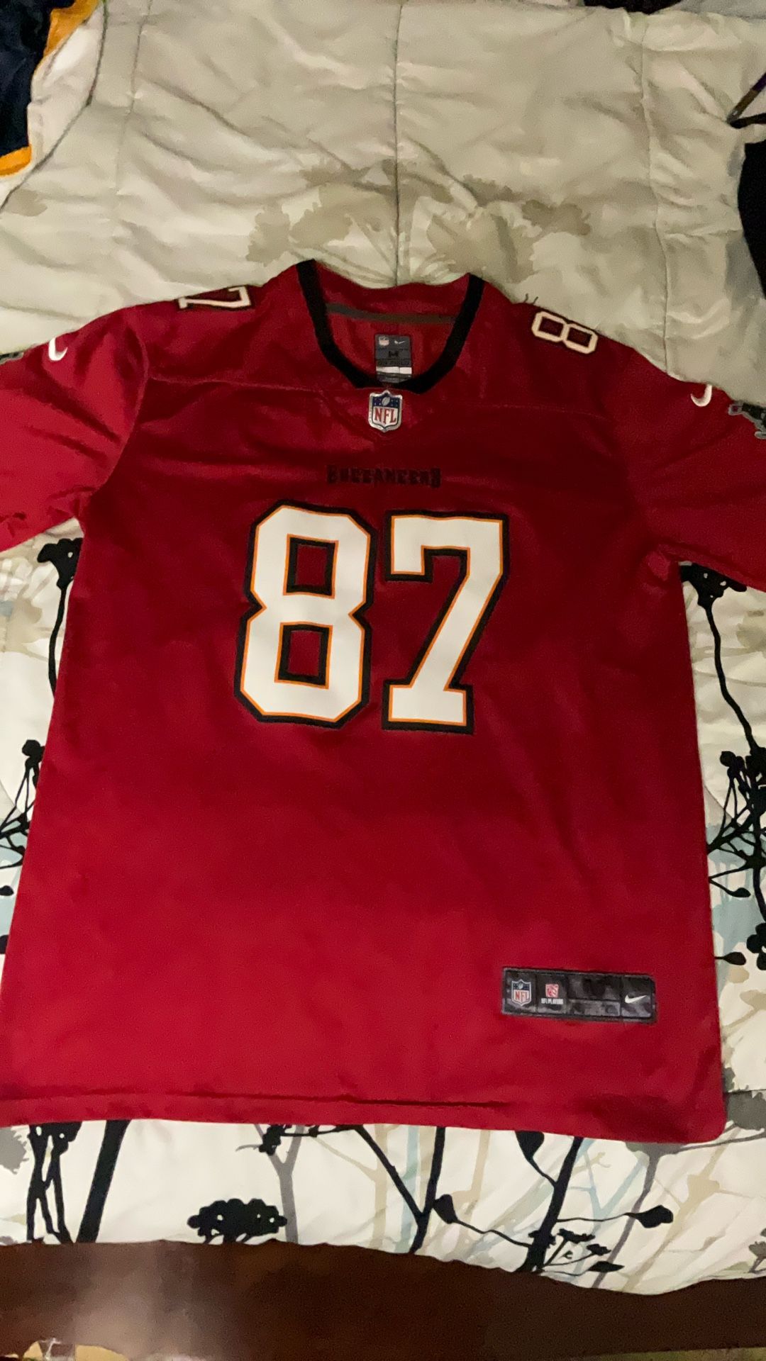 Buccaneers NFL Red Med Jersey