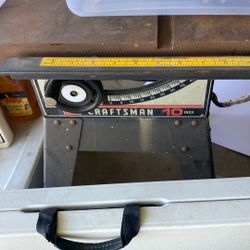 Craftsman 10” Table Saw
