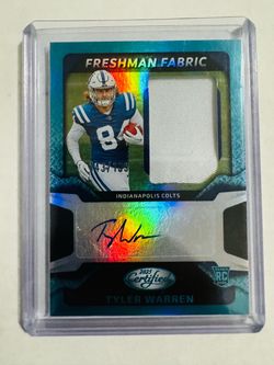 Tyler Warren 2025 Certified Freshman Fabric RC Auto /199
