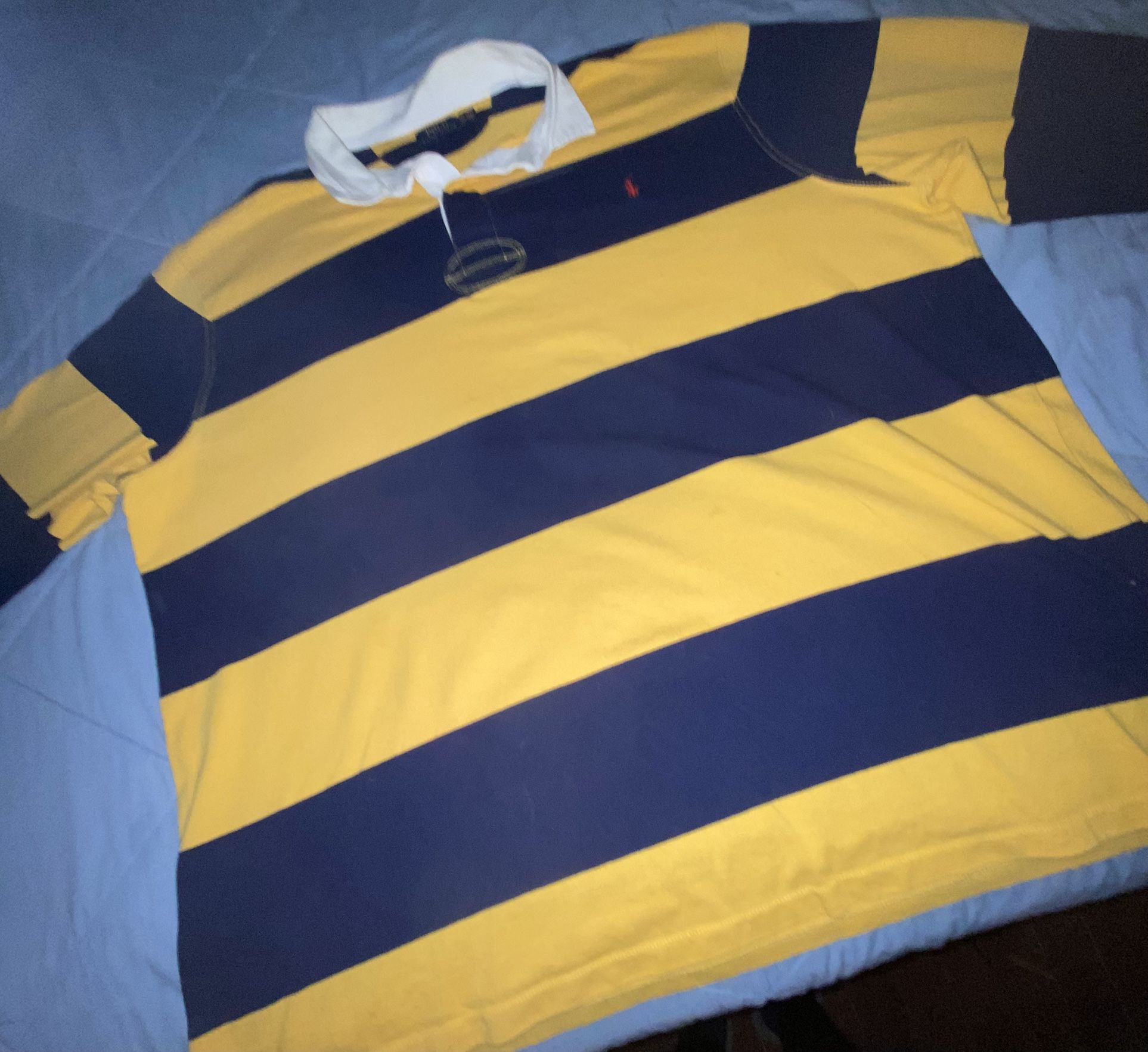 Polo Ralph Lauren Yellow Blue Shirt