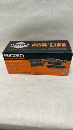 Rigid 3 x 18” belt sander new in box model R27401