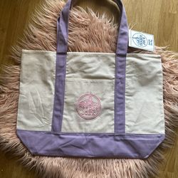 Large Lavender Trader Joe’s Tote Bag 