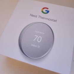 Google Nest Thermostat - Smart Thermostat for Home - Programmable Wifi Thermostat - Fog