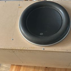 Jl Audio 13w7 Subwoofer, Box And amp
