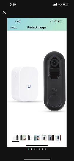 Video Doorbell Camera Wireless or Wired,1080P HD,Triple Motion Detection Enhanced (2.4/5 GHz) WiFi,Echo Cancellation,Supports TF Card 128G,Rechargeabl