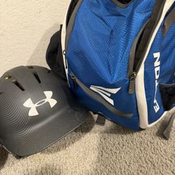 Kids Baseball Helmet And Bag 