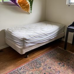 Twin size mattress box spring and frame available today