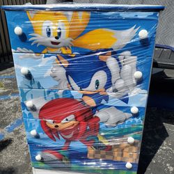 New Sonic 5 Drawer Dresser Chest
