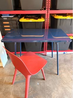 Target desk + ikea chair