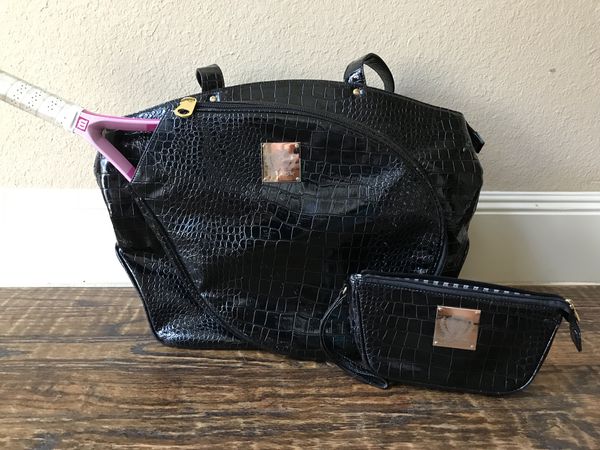 Designer Court Couture Tennis Bag With Matching Cosmetic Case Color Black For In Frisco Tx Offerup