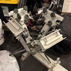 4 Color Silk Screen Press