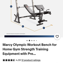 Marcy Diamond Elite Olympic Bench MD-857