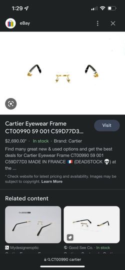 Cartier Glasses
