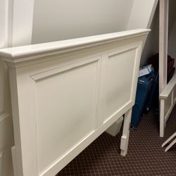 Moving Sale - White Full Bed Frame