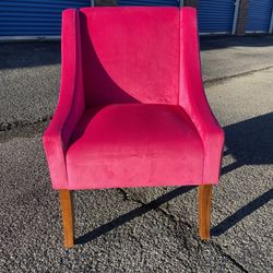 Vibrant Pink Accent Chair
