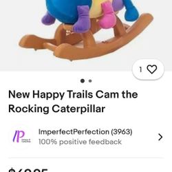 Baby rocking caterpillar - $25